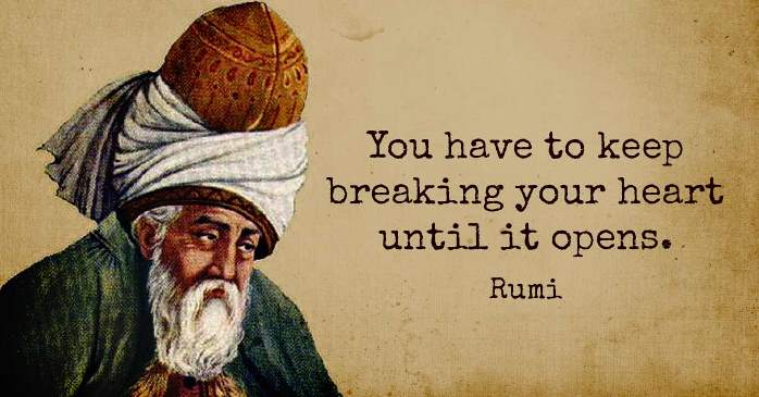 Words of Rumi : The most effective healer in the times of extreme