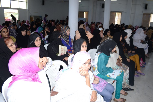 A view of the audience of Muslim women convention in Bhopal.