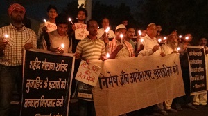 Candle Light vigil in Lucknow on 29th May