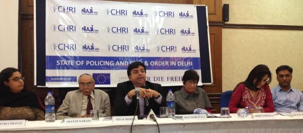 Press conference addressed by activists on crime situation in Delhi