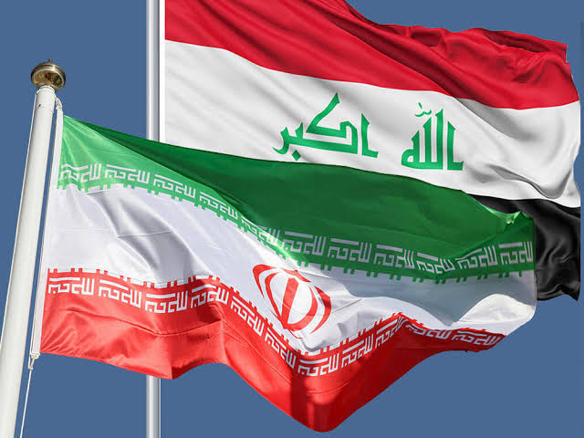 Iraq flag Iranian iraqi